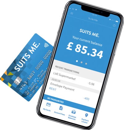 Suits Me® Banking App and Debit Card