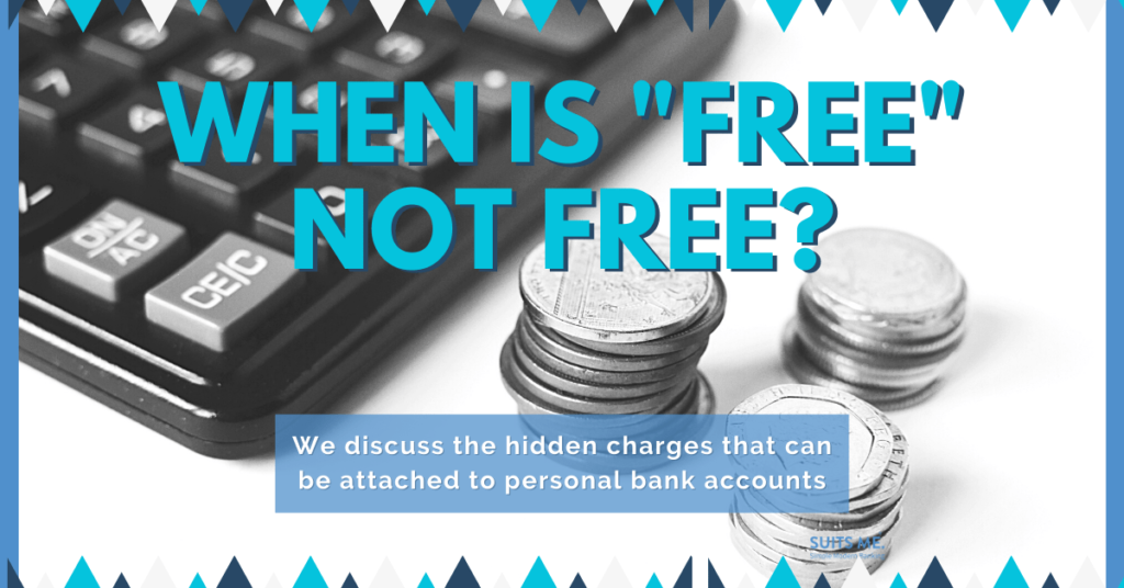When is "Free" Not Free? in bold writing with coins and keyboard behind