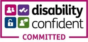 Disability Confident Committed logo