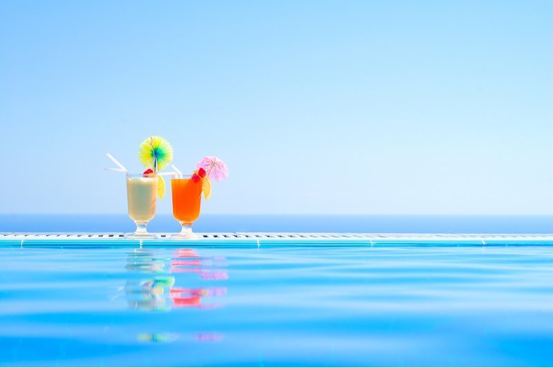 Holiday Pool Cocktails