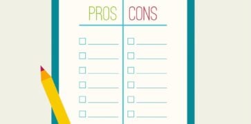 Pros &amp; Cons Checklist Illustration