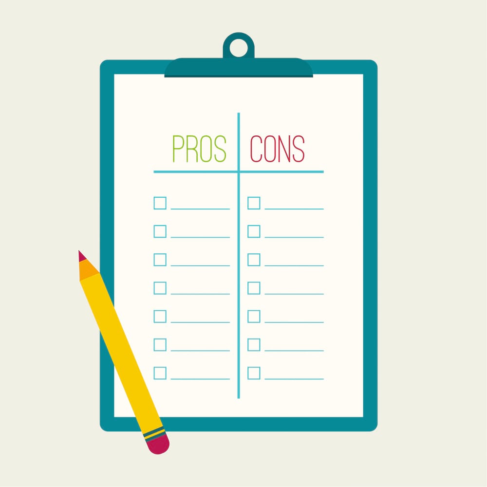 Pros & Cons Checklist Illustration