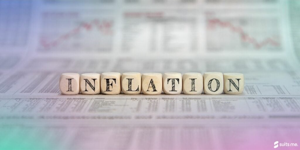 Inflation written on wooden blocks