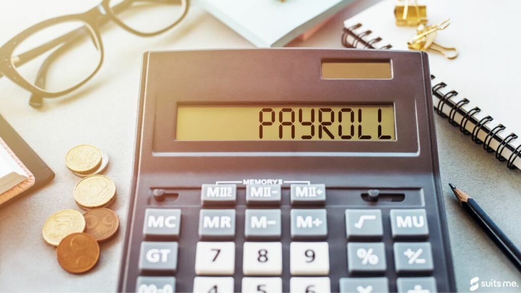 payroll on a calculator 