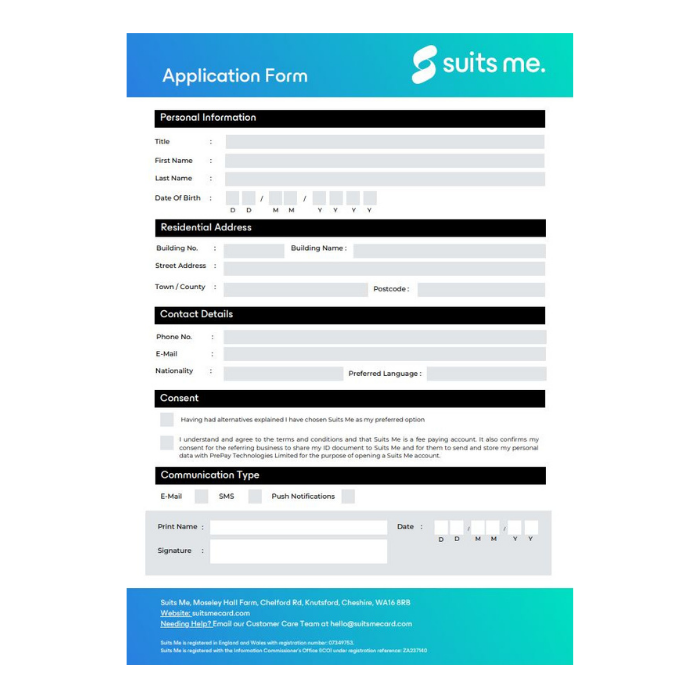 Step 2 - Complete an application form