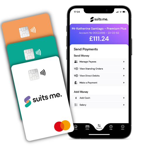 Suits Me® Essential card and online banking app