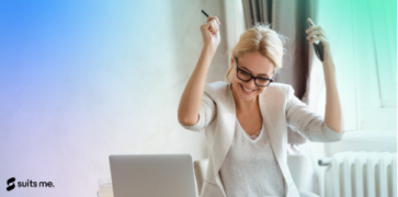 A woman winning the Suits Me® competition to helping her with the cost of living crisis