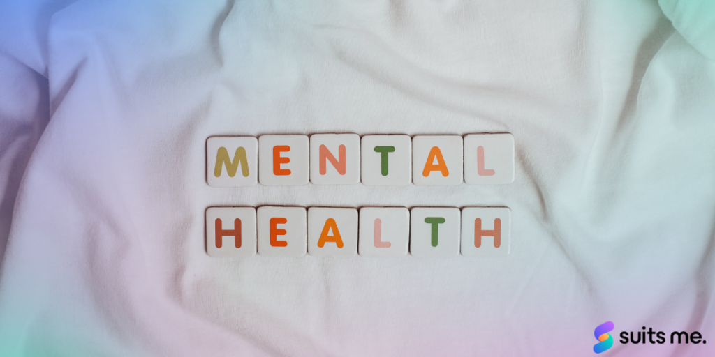 Picture of letter squares spelling Mental Health