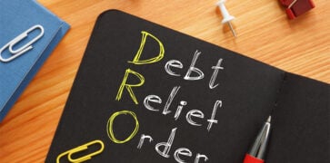 debt relief order sign