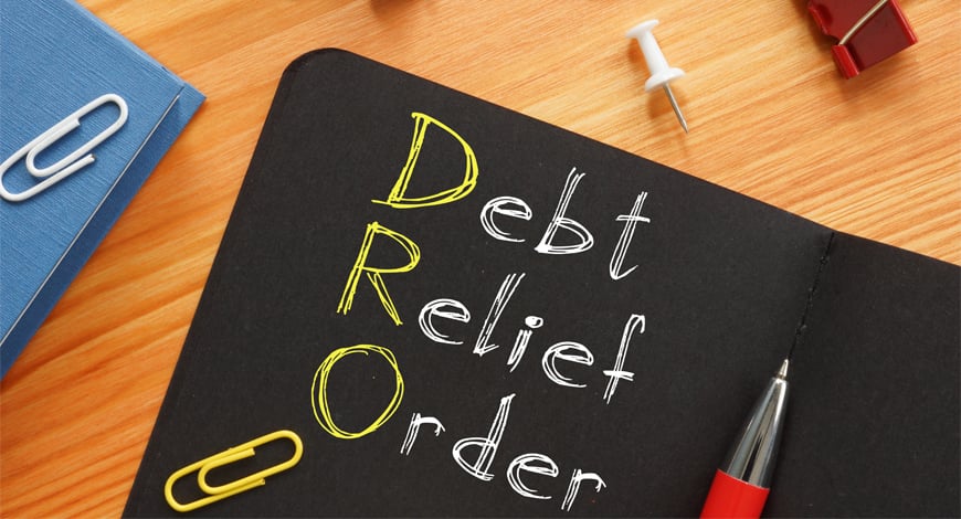 debt relief order sign
