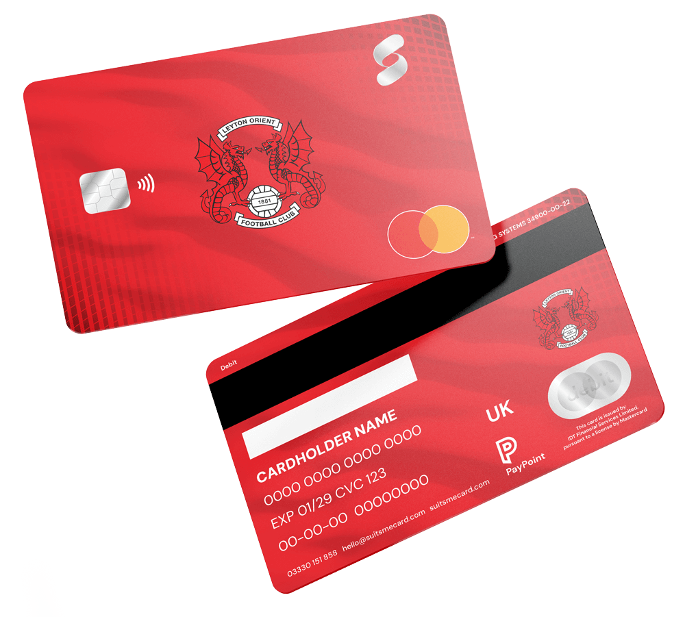 Leyton Orient FC debetkarte