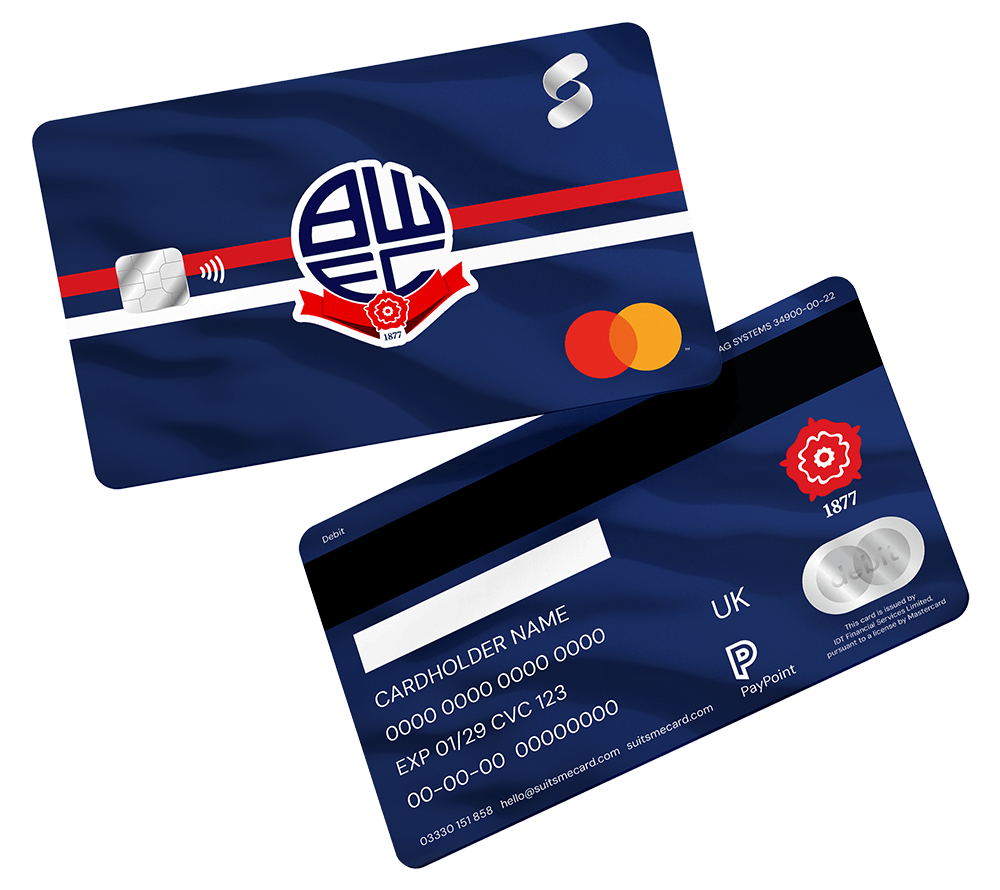 Card de debit Bolton Wanderers FC