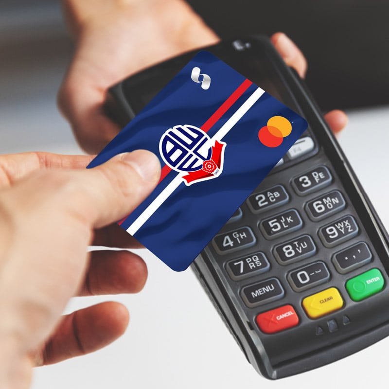 Card de debit Bolton Wanderers