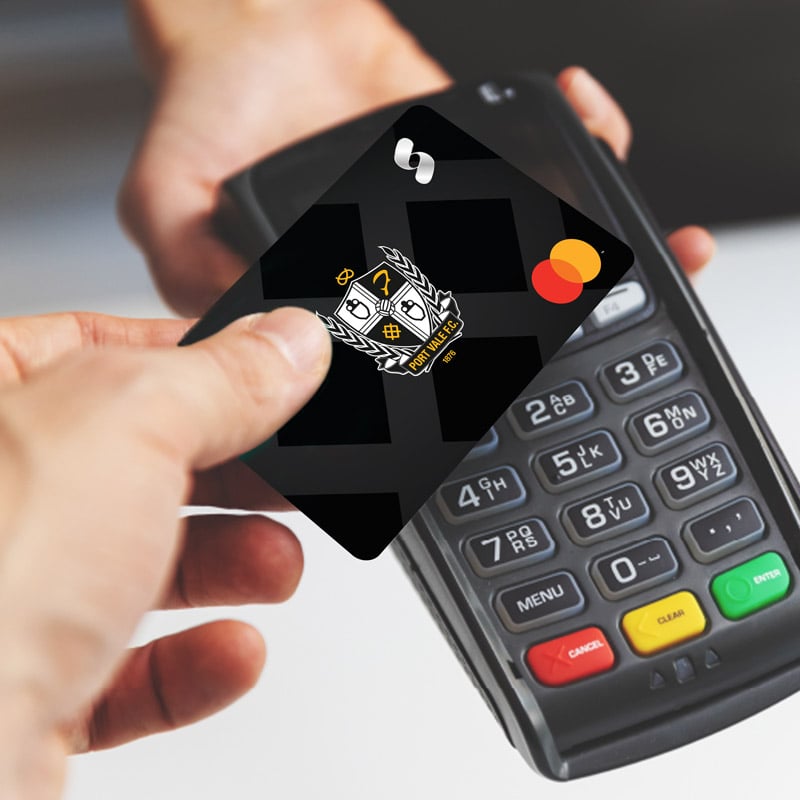 Card de debit Port Vale